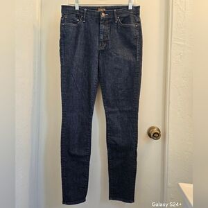 MOTHER Women's Dark Indigo Skinny Jeans, Size 28